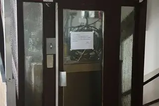 nový výtah v Jinonické